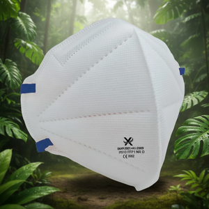 หน้ากากป้องกันฝุ่นครึ่งหน้า <span class=keywords><strong>FFP1</strong></span>แบบใช้แล้วทิ้งได้รับการรับรอง <span class=keywords><strong>EN149</strong></span>คลิปจมูกแบบปรับได้3ชั้นใช้ในอุตสาหกรรม - Product Image 1