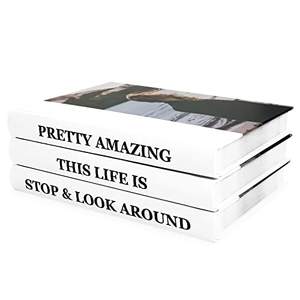 Juego de Libros Decorativos, Tapa Dura Real Vacía, Decoración para el Hogar, Libros Falsos, Decoración de Cajas - Product Image 1