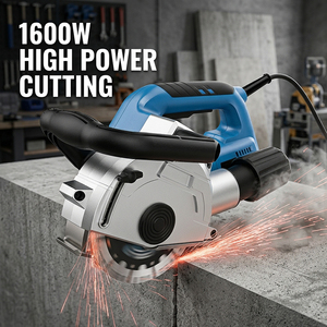 เครื่องเซาะร่องผนังอุตสาหกรรม 1600W รุ่นโรงงาน ล้อ 150 มม. ความจุ 42 มม. เครื่องเซาะร่องอิฐไฟฟ้า (เฉพาะตัวเครื่อง) - Product Image 6