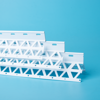 Profilés d'angle en PVC pour la protection des murs en plâtre, installation facile, résistant à la rouille