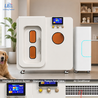 Cámara Hiperbárica para Mascotas de Calidad Premium 2.0 ATA con 93% de Oxígeno Puro y Control con Pantalla Táctil para Clínicas Veterinarias