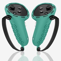 Housse de protection en silicone pour poignée de manette, compatible avec les accessoires de jeu de réalité virtuelle, adaptée à Meta Quest 3/3s