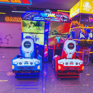 Popular Juego de Arcade Speed Crossing, Máquina de Carreras de Batalla en Línea para 2 Jugadores con Construcción Metálica e Interfaz en Inglés - Product Image 2