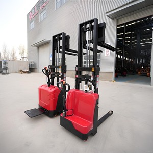 Apilador de carretilla elevadora eléctrica de 2 toneladas completamente automático con elevador hidráulico de 1 tonelada de carga pequeña descarga de voltaje de 220V - Product Image 2
