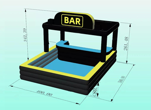 2025 <span class=keywords><strong>Funwater</strong></span> Inflable Pool Bar para adultos Inflable Backyard Bar - Product Image 3