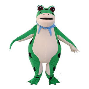 Le populaire costume de grenouille <span class=keywords><strong>gonflable</strong></span> amusant, inspiré des dessins animés, dans lequel les personnes peuvent entrer - Product Image 5