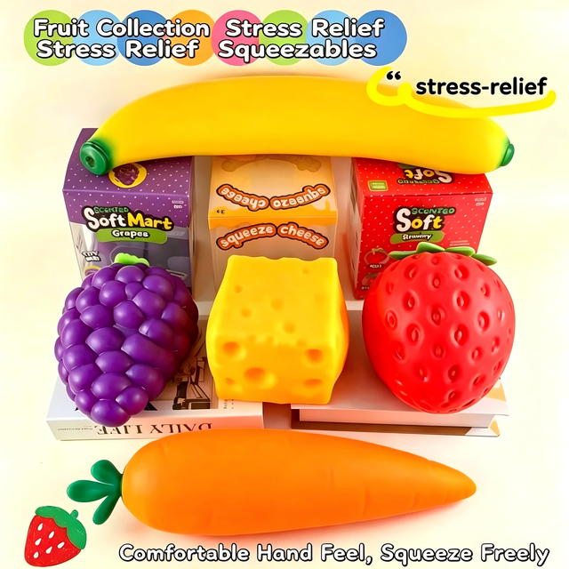 US Popular Smush Mart Style Jumbo Squishy Realistic Simulation Food Squishy Slow Rebound Giant Squishy Toys for Kids Adults