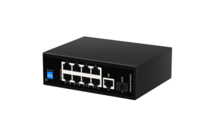 Switch Ethernet industriel 8 ports 100 Mbps et 1 port Gigabit avec 1 port Gigabit RJ45 et 1 port SFP 10G - Product Image 2