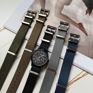 Nouveau <span class=keywords><strong>bracelet</strong></span> de <span class=keywords><strong>montre</strong></span> sport en <span class=keywords><strong>tissu</strong></span> tressé de haute qualité, <span class=keywords><strong>bracelet</strong></span> en nylon N-A-T-O monobloc, 20 mm 22 mm, <span class=keywords><strong>bracelet</strong></span> de <span class=keywords><strong>montre</strong></span> en nylon tressé pour homme - Product Image 2