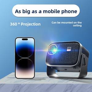Projecteur de Résolution Android Mini Intelligent Portable pour Écran Vidéo, Home Cinéma, Projecteur Lumineux Professionnel - Product Image 2
