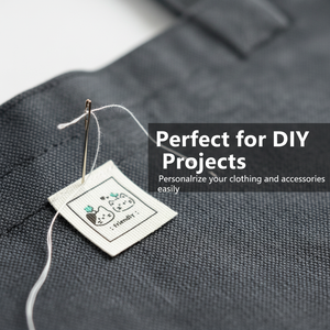 ป้ายยี่ห้อแบบไม่ทอ สีสันสดใส เป็นมิตรกับสิ่งแวดล้อม สามารถซักได้ สำหรับเสื้อผ้า รองเท้า และกระเป๋า - Product Image 5