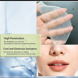 Материал для масок для лица Y569: модифицированная газовая ткань «Ледяной кристалл» (эффект водяного облака), ткань из стекловолокна, ткань из тонкой ткани, аналог ткани Fan Bingbing (Южная Корея) - Product Image 3