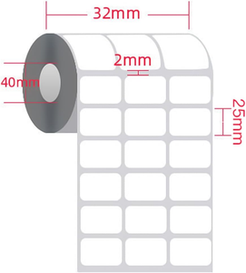 Hot bán thương mại mã vạch dán nhãn tùy chỉnh in ấn dính giấy 30*20 mét Glossy ghi trực tiếp khuyến mãi - Product Image 5