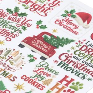 Etichetta Adesiva Trasparente in PVC Personalizzata per Promozioni <span class=keywords><strong>Stagionali</strong></span> e Confezioni Regalo Natalizie - Product Image 3