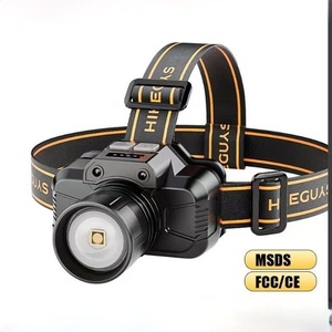 Camping Nighttime Hiking Cave Exploration Miner's <b>Work</b> Rechargeable Battery with Retractable Zoom Mode Head Diode <b>LED</b> Headlight - Product Image 5