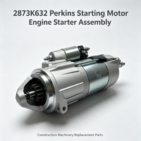Nouveau démarreur de haute qualité 2873K632 12V 3.2KW 10T pour moteur diesel série 1004/1006/1104, générateur, tracteur, pièce de rechange