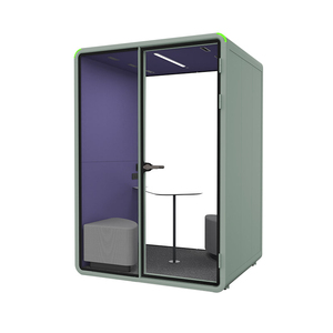 Cabine acoustique insonorisée multi-scènes pour 2 personnes, idéale pour bureau, hôtel, bibliothèque, coworking - Product Image 2