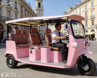 Tricycle électrique certifié EEC pour 6 passagers, auto-rickshaw électrique, batterie LiPO4 72V 250Ah, vitesse maximale de 45 km/h
