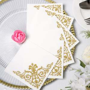 Serviettes en papier personnalisées Airlaid <span class=keywords><strong>de</strong></span> dîner imprimées jetables Offre Spéciale avec pâte <span class=keywords><strong>de</strong></span> bois vierge personnalisée <span class=keywords><strong>de</strong></span> logo personnalisé - Product Image 6