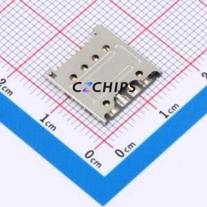 KP10BJ-8S-SF(800) SIM Card Connector Connector Plug-In Type Micro SIM Card Card Holder 1.18mm - Product Image 1