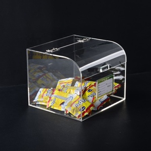 Boîte d'emballage en plastique douce transparente à bas prix PS matériel Candy Cube boîte acrylique carrée transparente - Product Image 3