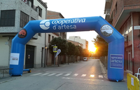Arche gonflable pour événements en plein air, logo personnalisé, publicité, arche pneumatique pour la promotion sportive des marathons