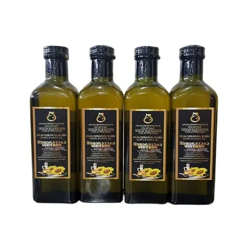 Olio extravergine di oliva ecologico di alta qualità pressato a freddo di qualità italiana 1 litro bottiglia di vetro X12 buon prezzo pronto per l'esportazione