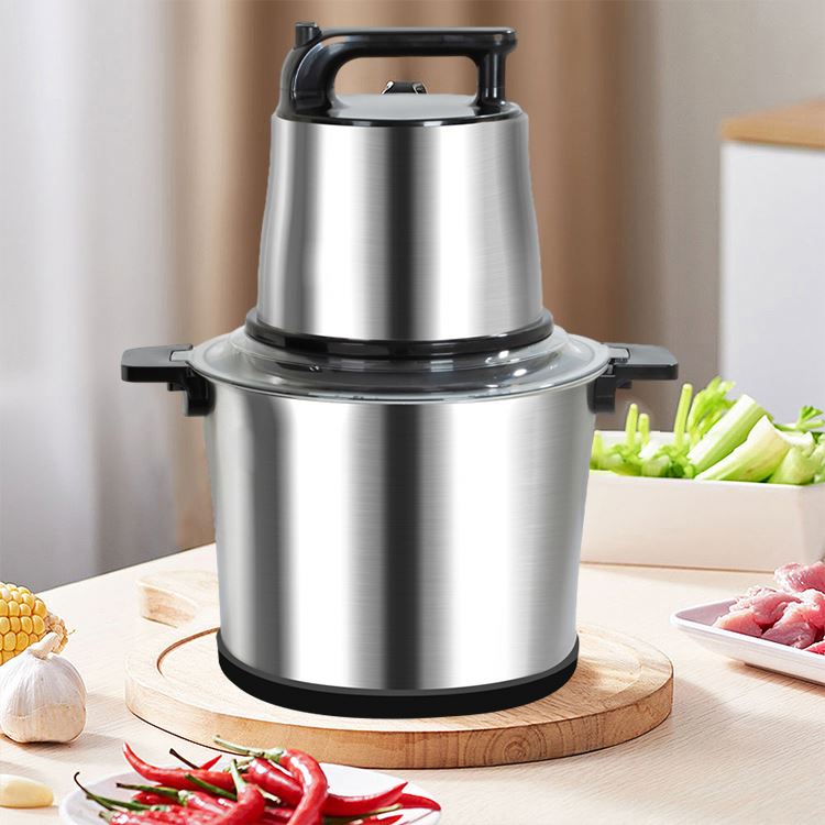 Slicer, Glass Blender, 6-in-1 Chopper, Processor, Automatic Food Processor, Electric Meat Grinder
