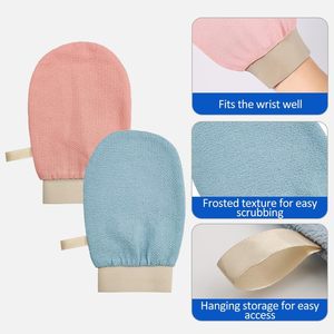 Viscose Kessa <b>Body</b> Exfoliating Glove for Effective Shower Bath <b>Scrubbing</b> Optimal for Hand Application - Product Image 5