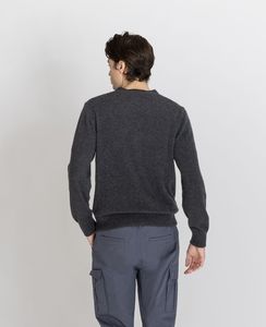 Fabricante Profesional de Cárdigans Casuales Mongoles, Suéteres para <span class=keywords><strong>Hombre</strong></span>, Suéter de Lana, Cárdigan de Cachemira con Cuello en V - Product Image 4