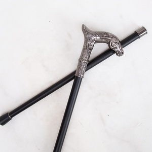Canne <span class=keywords><strong>de</strong></span> marche rétro britannique avec ornements métalliques, cannes <span class=keywords><strong>de</strong></span> marche avec tête <span class=keywords><strong>de</strong></span> cheval en métal, canne <span class=keywords><strong>de</strong></span> gentleman, canne <span class=keywords><strong>de</strong></span> randonnée en alliage, 92 cm - Product Image 5
