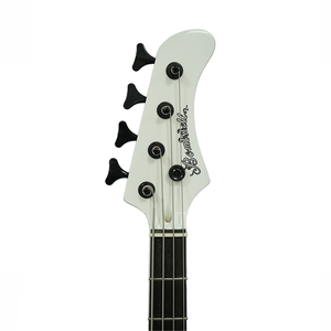 <span class=keywords><strong>Guitare</strong></span> basse électrique <span class=keywords><strong>de</strong></span> style J à 4 cordes, Eastern Music Hardluck Kings, ultra rare, 18 pièces, finition satinée noire mate, avec étui rigide - Product Image 3