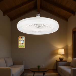 Myrva LED <b>Ceiling</b> Fan With <b>Light</b> DC Motor 3 Speed <b>Remote</b> <b>Control</b> 4100K Neutral White Dimmable Home Use - Product Image 2