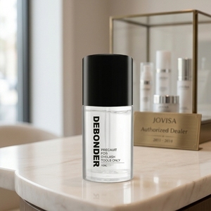 Distributeur agréé JOVISA, dissolvant de colle pour extensions de cils transparent 13 ml, formule douce - Product Image 1