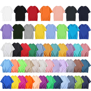 High Quality Cotton Plain Quick Dry Short Sleeved T-Shirt Custom Printed Logo for Men and Women for Promotional Use