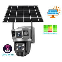 Caméra de sécurité extérieure solaire 4G OEM Q8 12MP PTZ IP66 étanche avec stockage cloud, vision nocturne, capteur CMOS