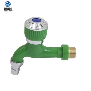 热销鸿科聚丙烯水龙头抛光表面塑料水龙头耐用1/2英寸聚丙烯水龙头，用于厨房浴室和花园 - Product Image 3
