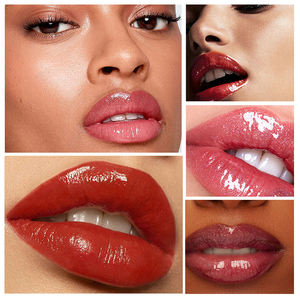 Venta caliente rosa brillante lápiz labial líquido hidratante Etiqueta Privada fruta vegana brillo brillante claro transparente brillo de labios - Product Image 5