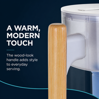 Jarra de Agua Universal de Gran Capacidad con Filtro para Agua Potable, 10 Tazas, 150 Galones, Tritan Libre de BPA, Elimina Fluoruro, Cloro y Plomo, Certificación NSF