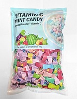 Bonbons à la menthe aromatisés aux fruits sans sucre, certifiés HALAL