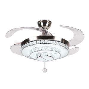 Lámparas de Techo con Ventilador para Sala de Estar, Directas de Fábrica, con Control Remoto, Regulables, 3CCT, Motor DC Reversible, Aspas de PC - Product Image 1