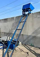 Palans électriques portables pour chantier de construction, machine de levage de sable, ciment, briques et béton avec benne