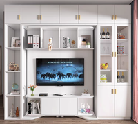 Fabrikpreis Modernes Design Stahlkonstruktion Drehbares Murphy-Wandbett mit Integriertem Stauraum und Klappfunktion für TV-Bereich