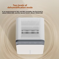Produit phare : Déshumidificateur déshydratant 12V blanc avec rotor déshydratant, sécheur de maillots de bain, couverture de 226-323 pieds carrés, fonctionnement silencieux