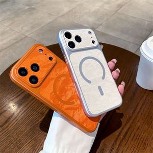 เคสโทรศัพท์มือถือหนัง PU แบบแม่เหล็กสำหรับ iPhone 17 13 14 15 16 Pro Max พร้อมปุ่มสัมผัสกล้อง ป้องกันด้านหลัง ขายส่ง - Product Image 3