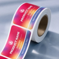 Etiquetas de Marca a Todo Color para Botellas de Vidrio de 3ml y 10ml para Péptidos y Cajas de Exhibición