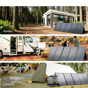 Panel Solar Portátil de 400W Fácil de Transportar, Plegable, 23% de Alta Eficiencia, IP66 Impermeable, Solución de Energía Compacta para RV, Camping y Hogar - Product Image 5