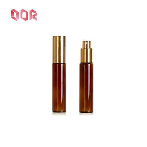 ขวดแก้วทรงกระบอกสีน้ำตาลใสขนาด 30 มล. สำหรับน้ำหอมและน้ำมันหอมระเหย ผลิตภัณฑ์เหลว ขวดแก้วแบบโรลออนพร้อมฝาฉีด - Product Image 2
