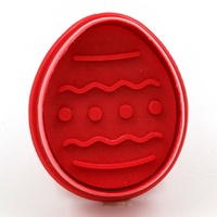 4 Pcs mignon bricolage en plastique cuisson plongeur faire presse oeuf lapin papillon de pâques cookie cutters