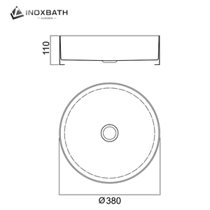 OEM Maßgefertigtes Edelstahl-Rundwaschbecken für Badezimmer, 380mm Aufsatzwaschbecken, CUPC-zertifiziert, <span class=keywords><strong>4300g</strong></span> Gewicht - Product Image 5